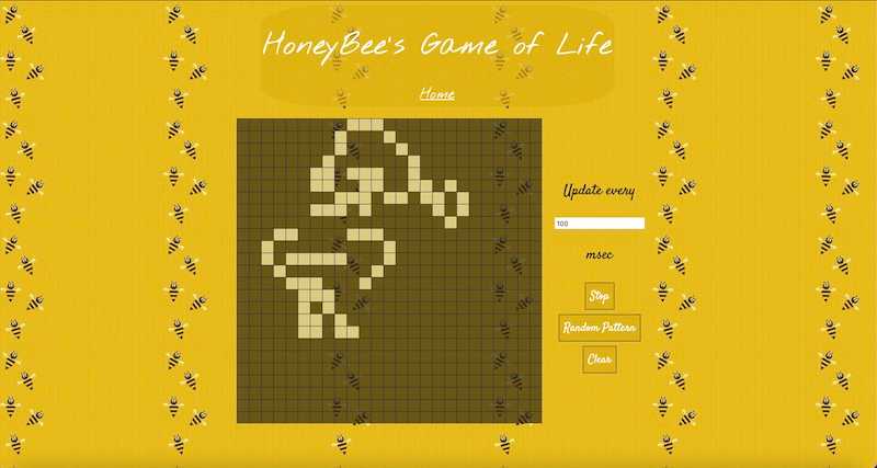 HoneyBee's Game of Life (With React)