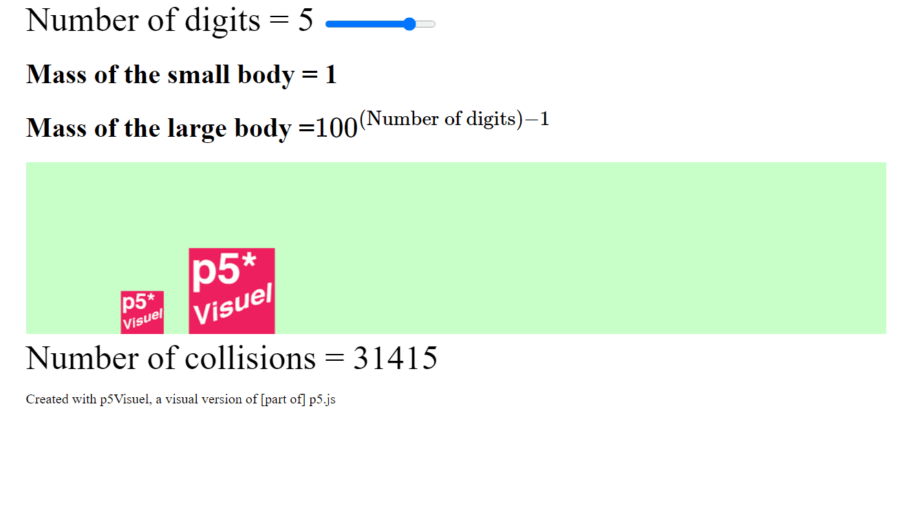 p5Visuel implementation