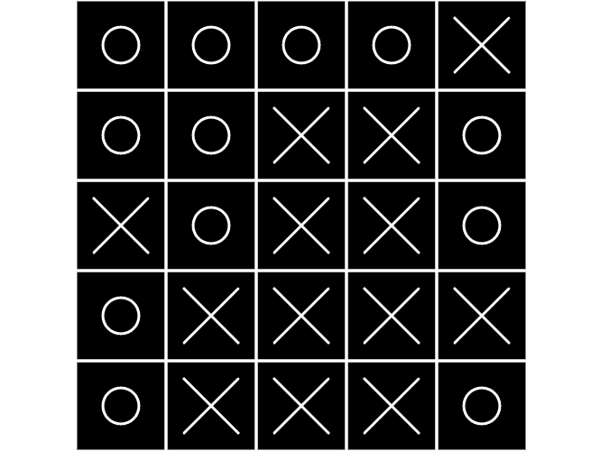 Tic Tac Toe (Dynamic grid Size using classes)