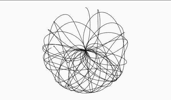 Double Pendulum with timesteps