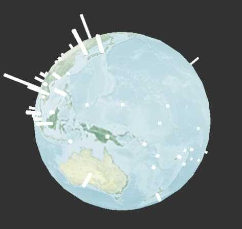 COVID-19 in 3D map