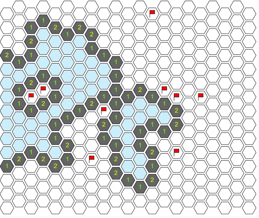 HexSweeper - Hexagon-based Minesweeper game